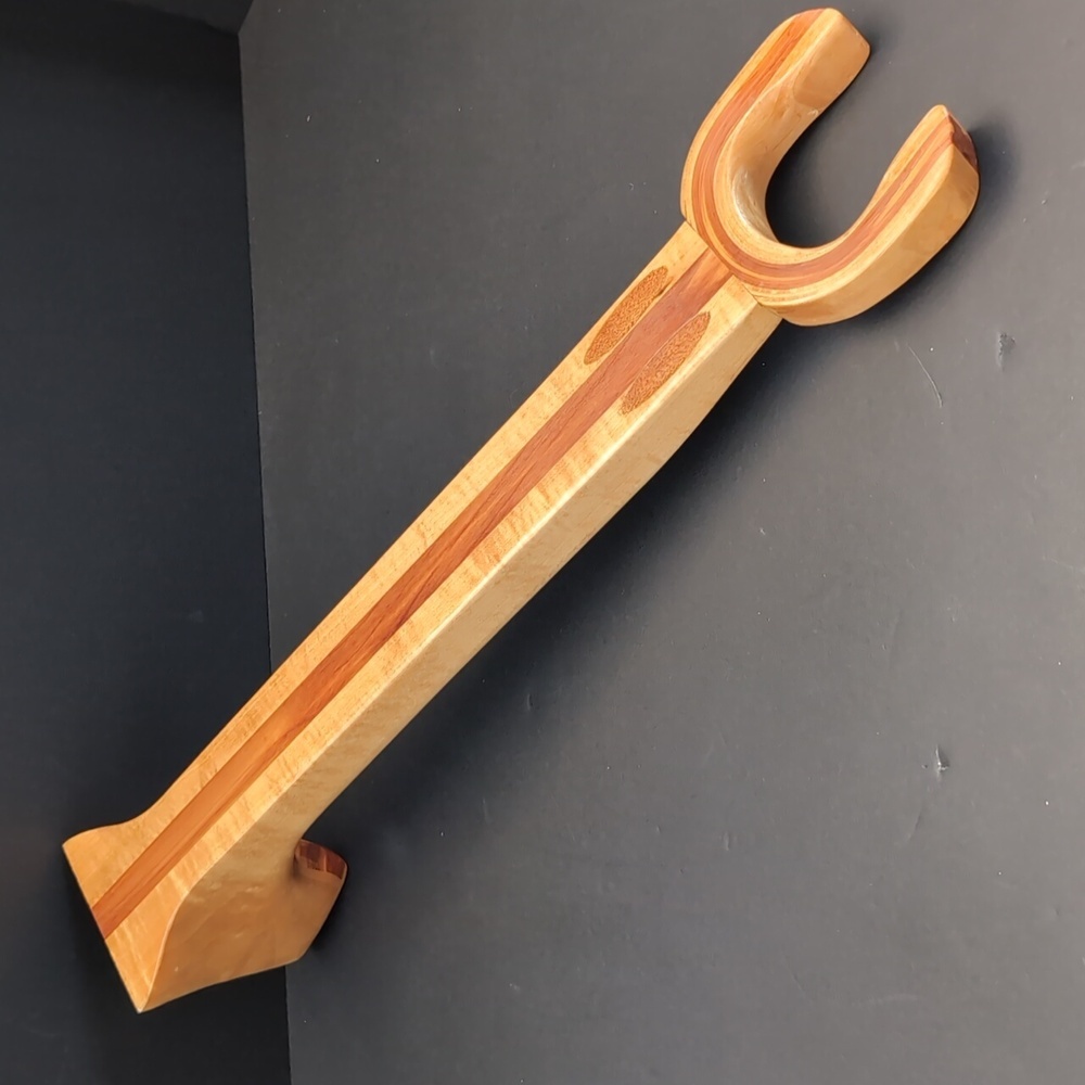 Wooden handmade Guitar Hanger/Stand.